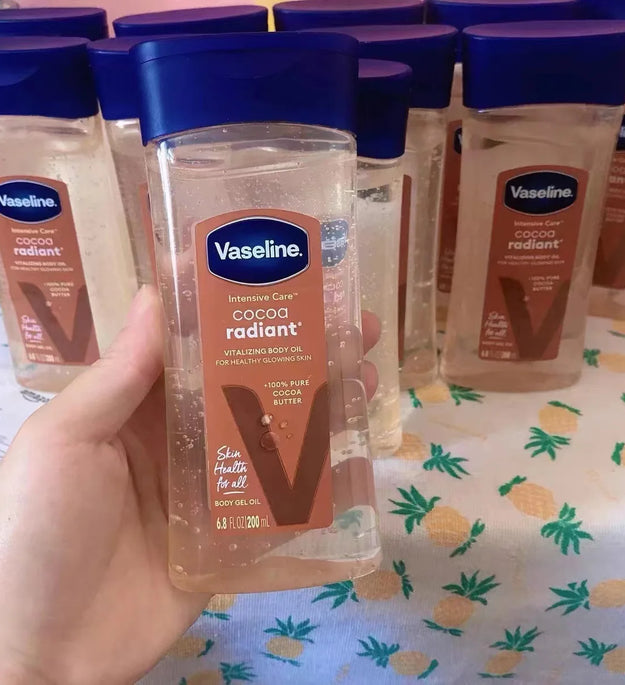 Vaselin Body Care Oil Brightens Skin Tone Improves Dull and Dry Skin Deeply Nourishes and Moisturizes Body Gel Oil 200ml