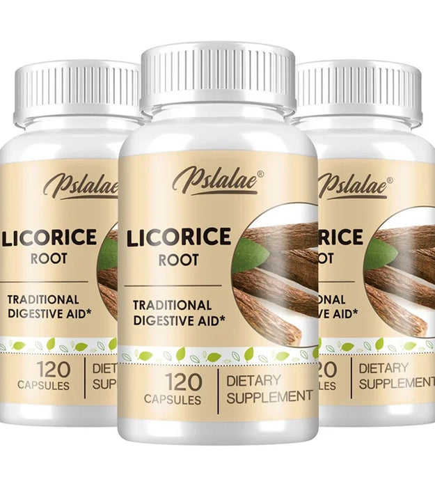 Licorice Root Capsules - Relieves Occasional Heartburn and Indigestion, Soothes An Upset Stomach, Improves Digestion, Non-GMO