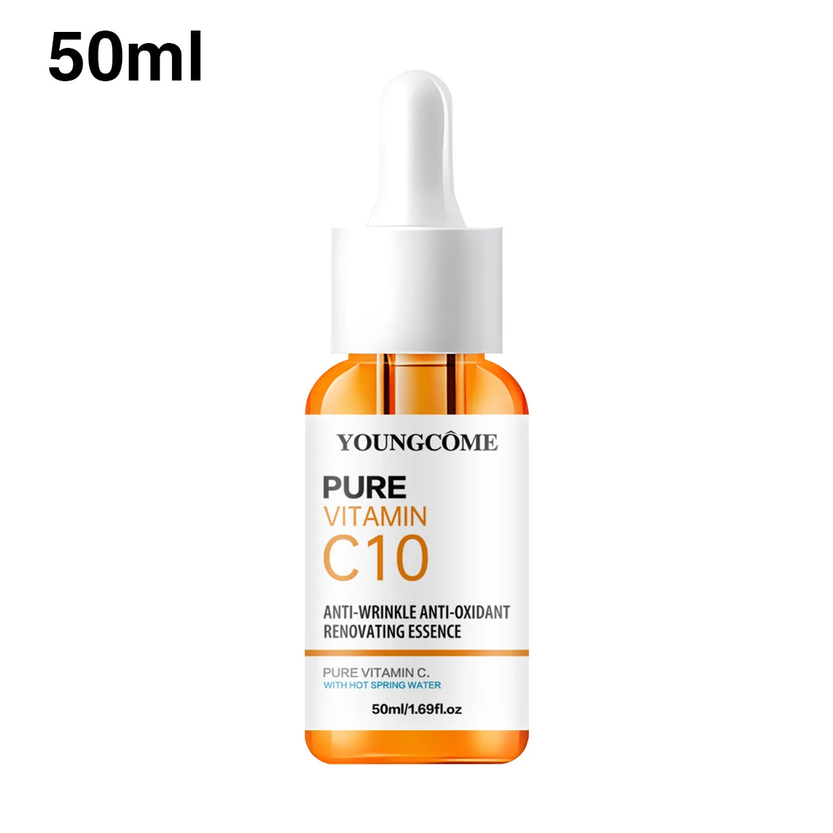 Vitamin C Facial Essence Hyaluronic Acid Dark Skin Brighten Serum Fade Fine Lines Moisturizing Repair Dull Serum Face Skin Care - BlissFully