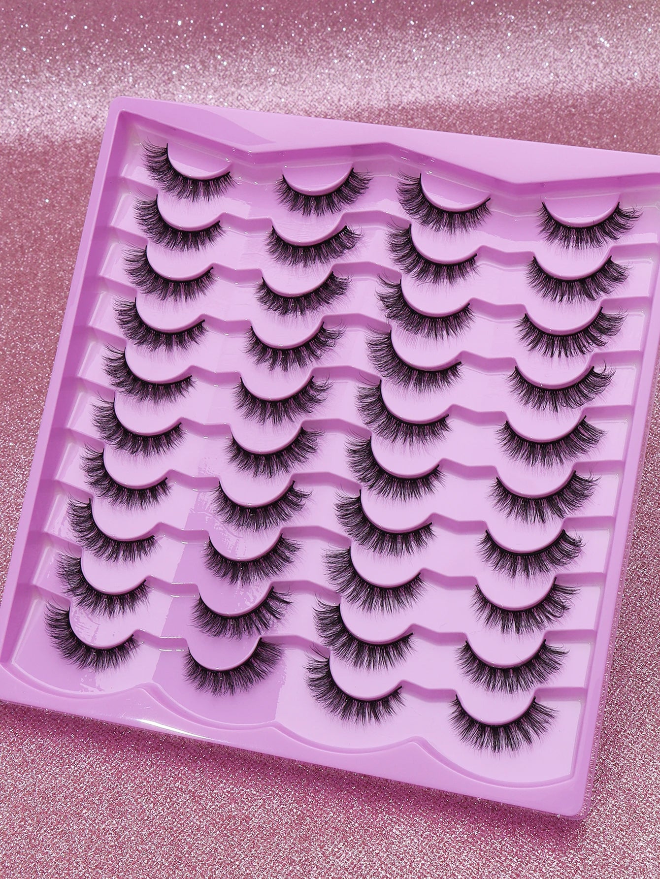 20 pairs natural False eyelashes fluffy soft dramatic 3D mink eye black thin and long eyelashes thick False eyelashes extended