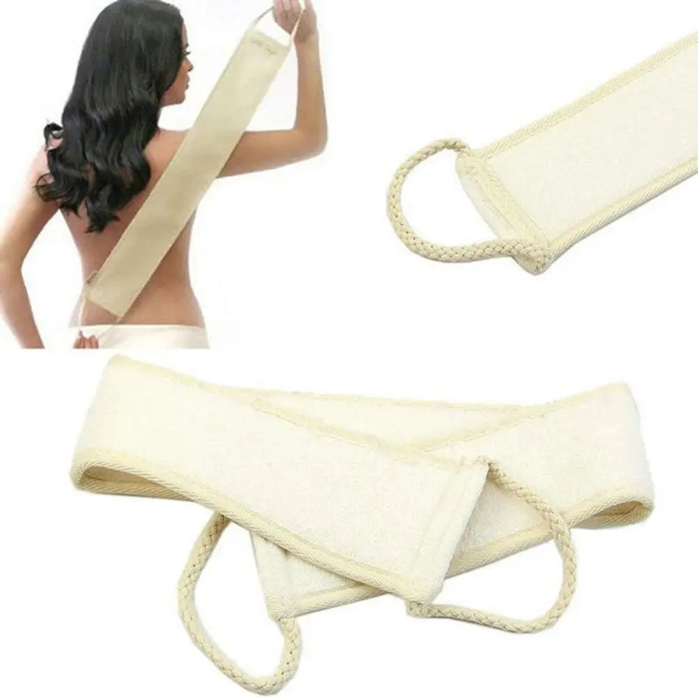 Soft Exfoliating Loofah Bath Shower Body Scrubber Unisex Massage Spa Scrubber Sponge Back Strap Body Skin Health Cleaning Tools