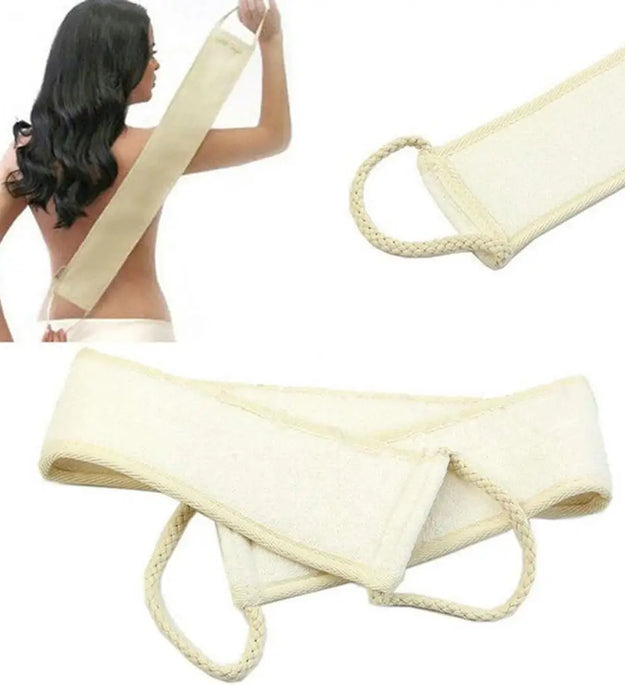 Soft Exfoliating Loofah Bath Shower Body Scrubber Unisex Massage Spa Scrubber Sponge Back Strap Body Skin Health Cleaning Tools