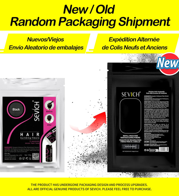 SEVICH Hair Fiber 100g Keratin Hair Fiber Thickening powder Hair Building Fiber Spray Instant Regrowth Powder Hair Loss Conceale - BlissFully