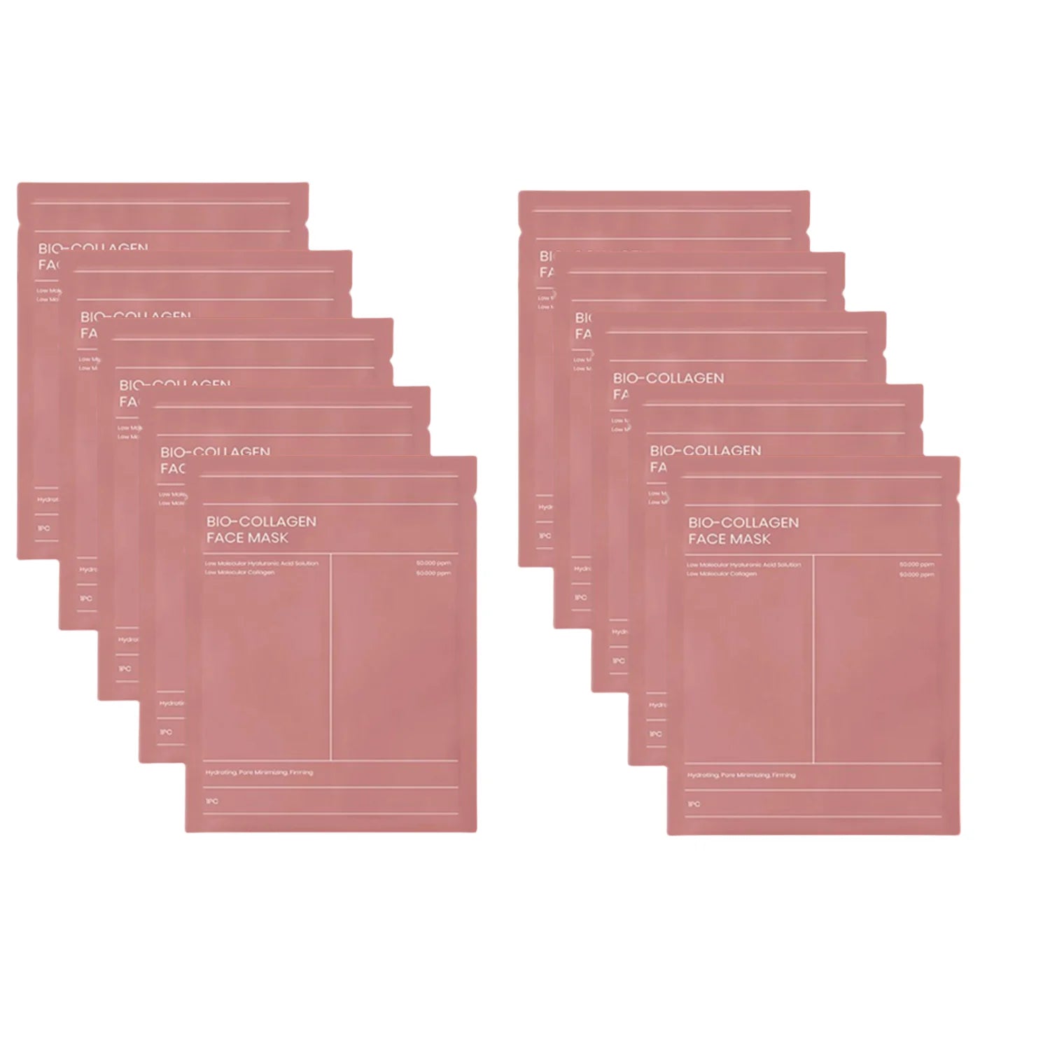 5/10Pcs Bio Collagen Face Mask Shrink Pores Deep Hydrating Overnight Mask Moisturizing Refreshing Brightening Face Skin Care