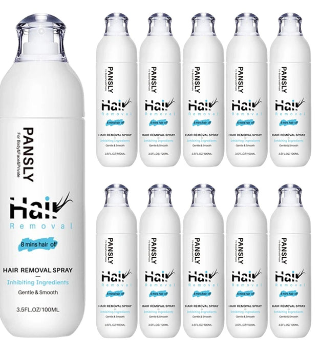 100ML Hair Removal Spray Hair Growth Inhibitor Spray Painless Hair Reduction Permanently Inhibits Hair Growth Skin Silky Smooth - BlissFully