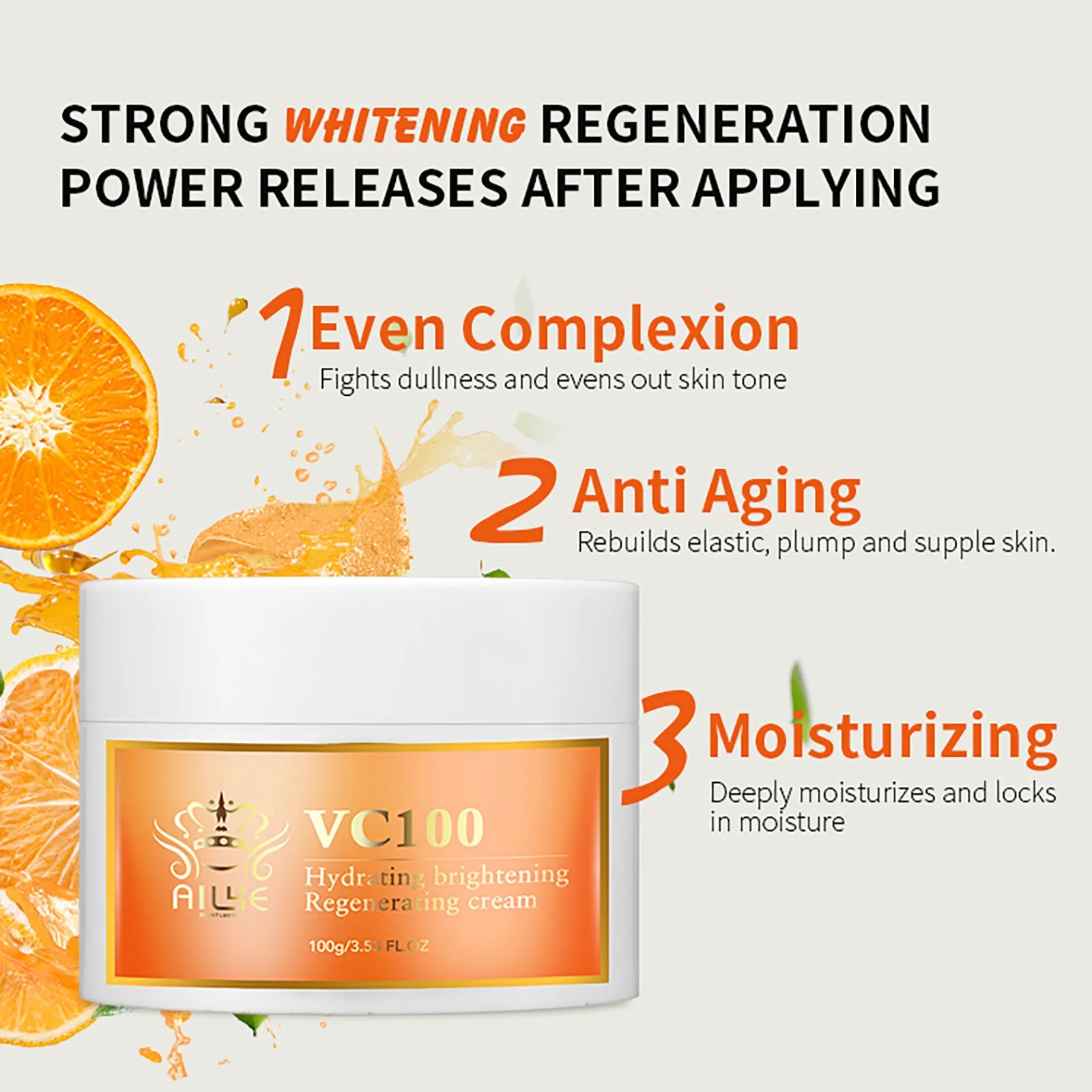 AILKE Vitamin C Whitening Kit For Women, Even Skin Tone, Clean Skin, Moisturizing, Anti Wrinkles, Skin Glowing Beauty Set