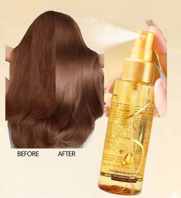 Hair Care Essential Oil Spray, Nourishing & Repair, Smooth Shiny Finish, Long-Lasting Fragrance, Easy Use for All Hair Types