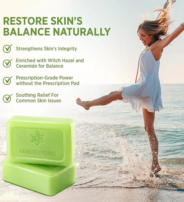 Tea Tree Soap, Soap Bar with Tea Tree Oil, Natural Soaps for Body Skin Cleaning,Gentle Exfoliating Bar Soap