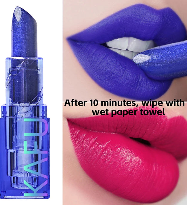 Blue Rose Lipstick Temperature Color Changing lipstic Moisturizing  Female Makeup products Sexy Lip tint Gloss Shiny Lipsticks