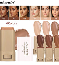 Skin Tint Stick Waterproof Nourishing Solid Tinted Serum Foundation Skin Tint Balm Face Tinted Face Contour Stick Makeup - BlissFully