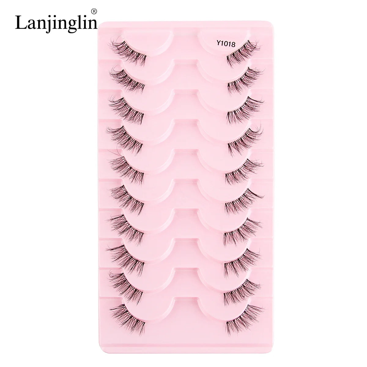 Fake Lashes 3/10 Pairs Half Lashes Cat Eye Natural Long Wispy 3D Mink Eyelash Reusable Makeup Tool Faux Cils maquillaje Cílios