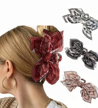 1pc new double-sided cashew flower love grabbing clip butterfly knot hair clip summer vacation shark clip fashion - BlissFully