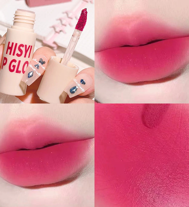 6 Colors Matte Velvet Lip Glaze, Natural Long-Lasting Highly Pigmented Lipstick, Portable Matte Finish Universal Lip Glaze Makeu