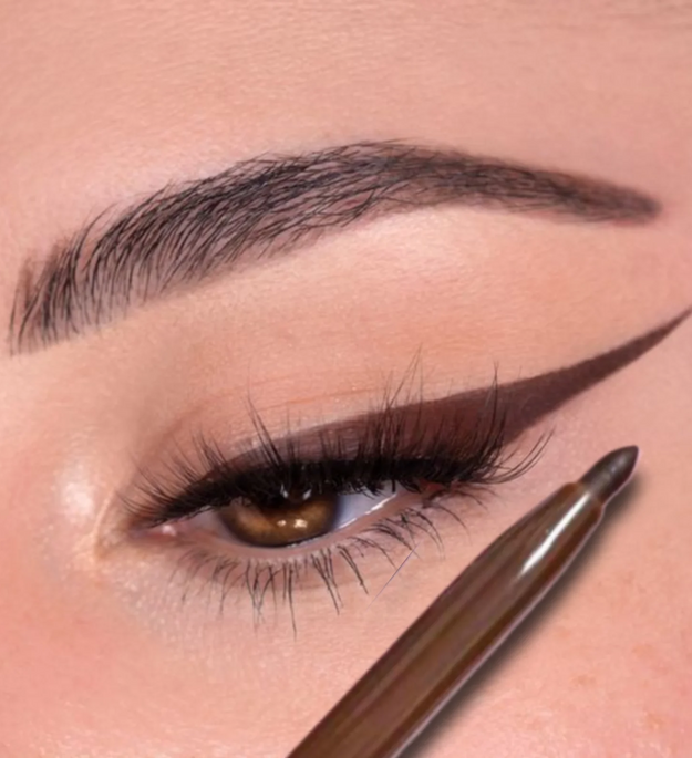 Waterproof Black Brown Eyeliner Gel Pencil Ultra-fine Matte Smooth Quick Dry Non-Smudge Easy Wear Eyeliner Pen Makeup for Eyes