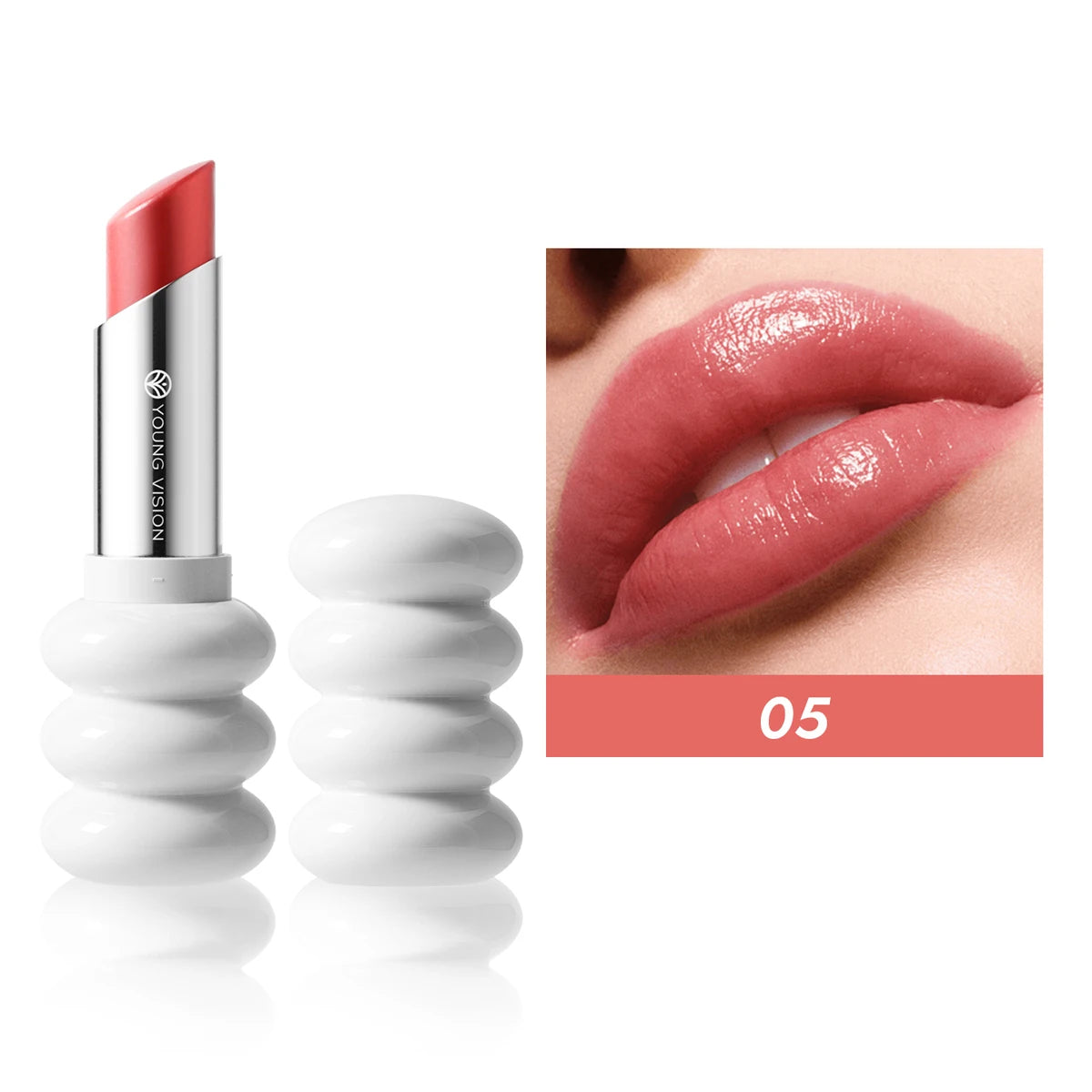 YOUNG VISION 6 Colors Fine Shimmer Nourishing Light Lipstick Long Lasting Colors Easy to Apply Lip Moisturizing Lipstick