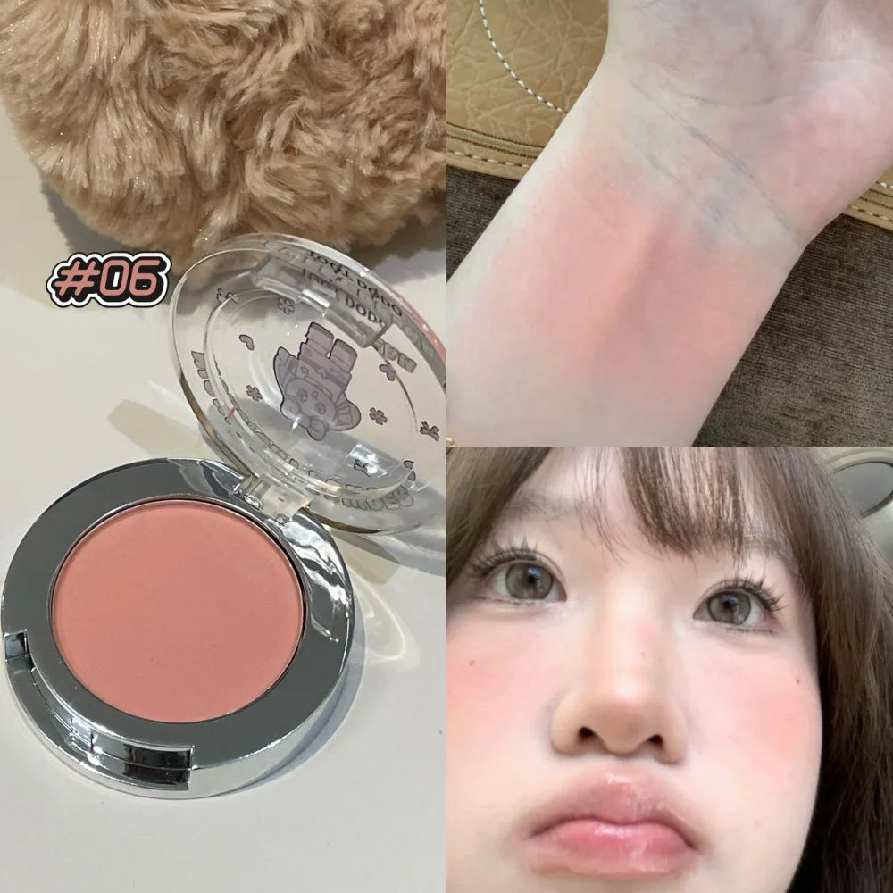 Sweet Dream Matte White Highlighter Powder Natural Korea Face Rouge Palette Contour Blush Brigthening Reparing Makeup Plate
