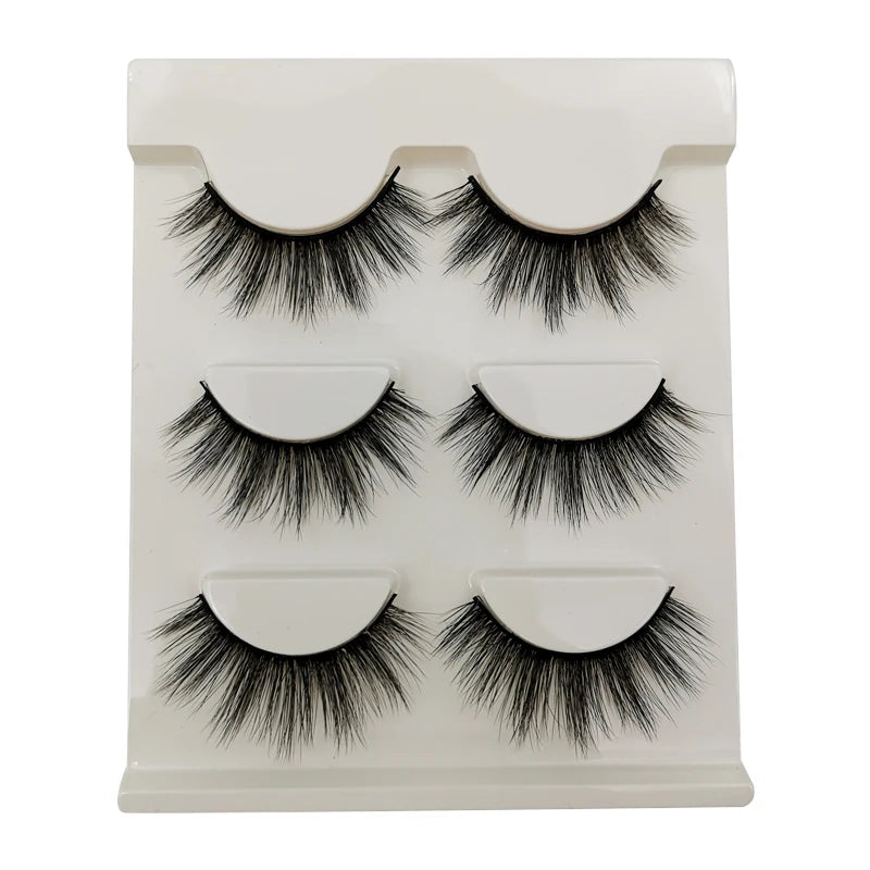 YSDO 3/5 Pairs 3D Mink EyeLashes Natural Hair False EyeLashes Long 100% Dramatic Eye MakeupFake Lashes Fluffy Cilios Lashes G803