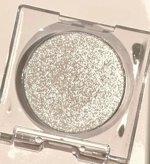 Monochrome White Shiny Highlighter Palette Gorgeous Glitter High Gloss Long Lasting Pearlescent Shimmer Brighten Bronzers Makeup