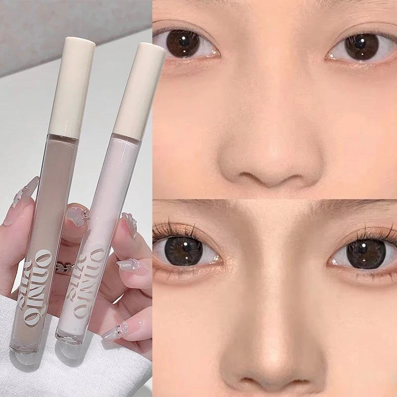 Matte Cement Grey Contouring Stick Liquid Silky Concealer Moisturizing Waterproof Pink Face Brightening Cream Nose Shadow Makeup