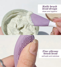 2 In1 Scrub   Blackhead  Silicone Facial Cleansing & Mask Brush  Deep Cleaning Tools Exfoliator Scrub Pore Facial Skin Care - BlissFully