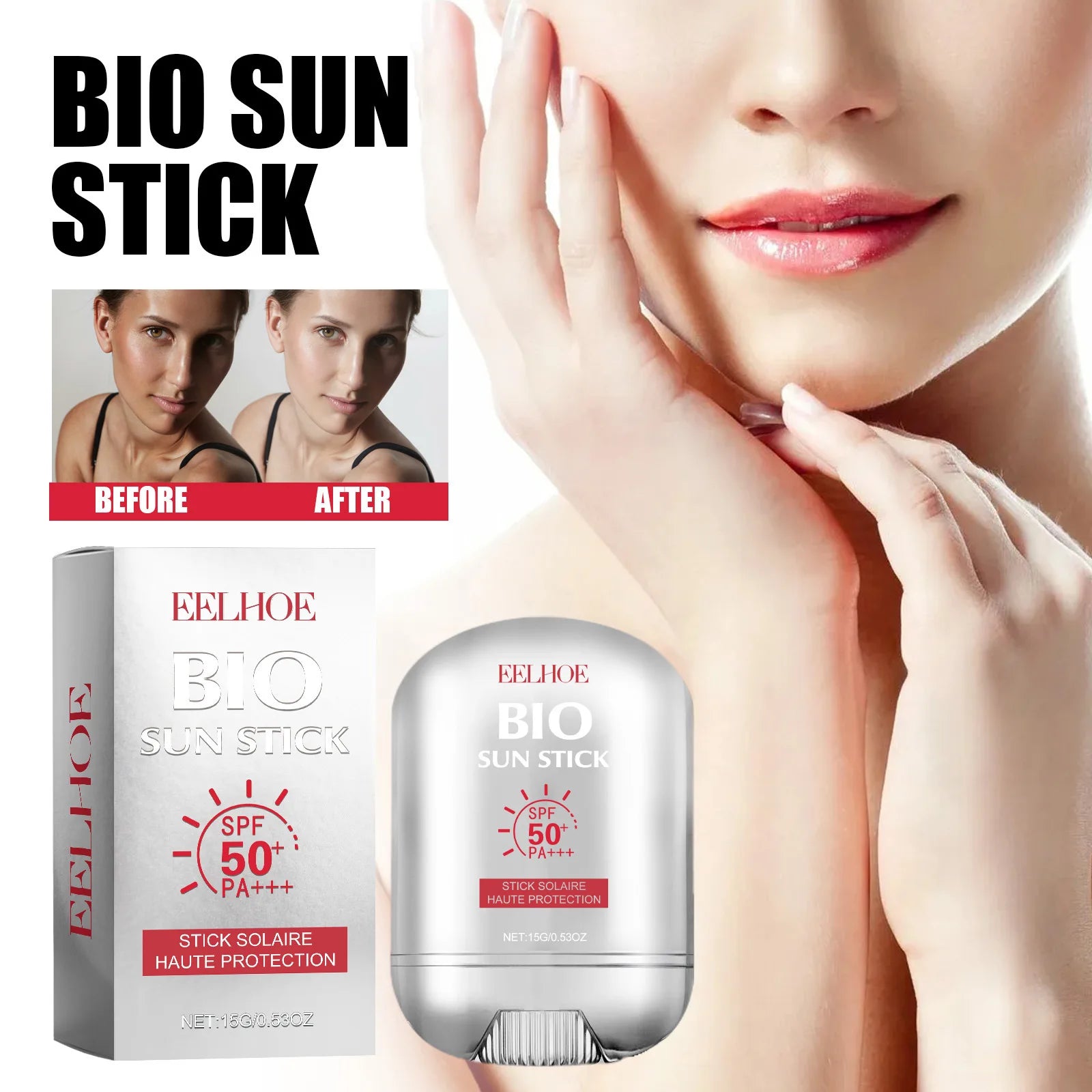 Sunscreen stick Body Face Spf 90+ UV Protective Cream Sunburn Repair Cream Sun Block Isolation Cream Moisturizing Skin Care - BlissFully