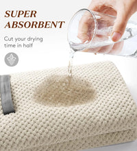 Microfiber Hair Towel Extra Large Wrap Quick Dry Hair Towel Wrap With Elastic Band , Ultra Absorbent Soft Hair Towel Wrap Turban - BlissFully