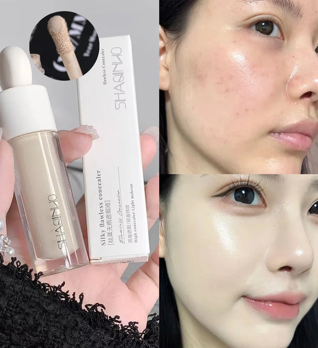 3 Colors Silky Concealer Concealer Cover Acne Marks Spots Dark Eye Circles Face Brightening Skin Whitening Concealer