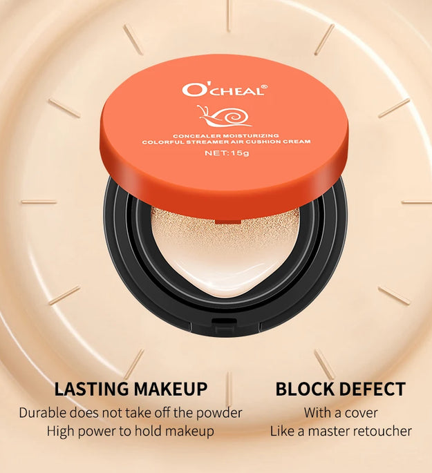 OCHEAL Whitening BB Cream Foundation Cream for Face Makeup Concealer Air Cushion for Girl Make Up Facial Beauty Original Makeup
