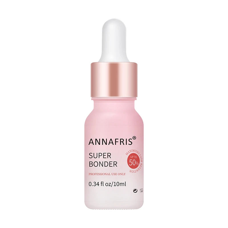 ANNAFRIS 10ml/15ml Super Bonder For Lash Extension Grafting Eyelash Glue Adhesive Hardener Waterproof Quick Drying Long Last
