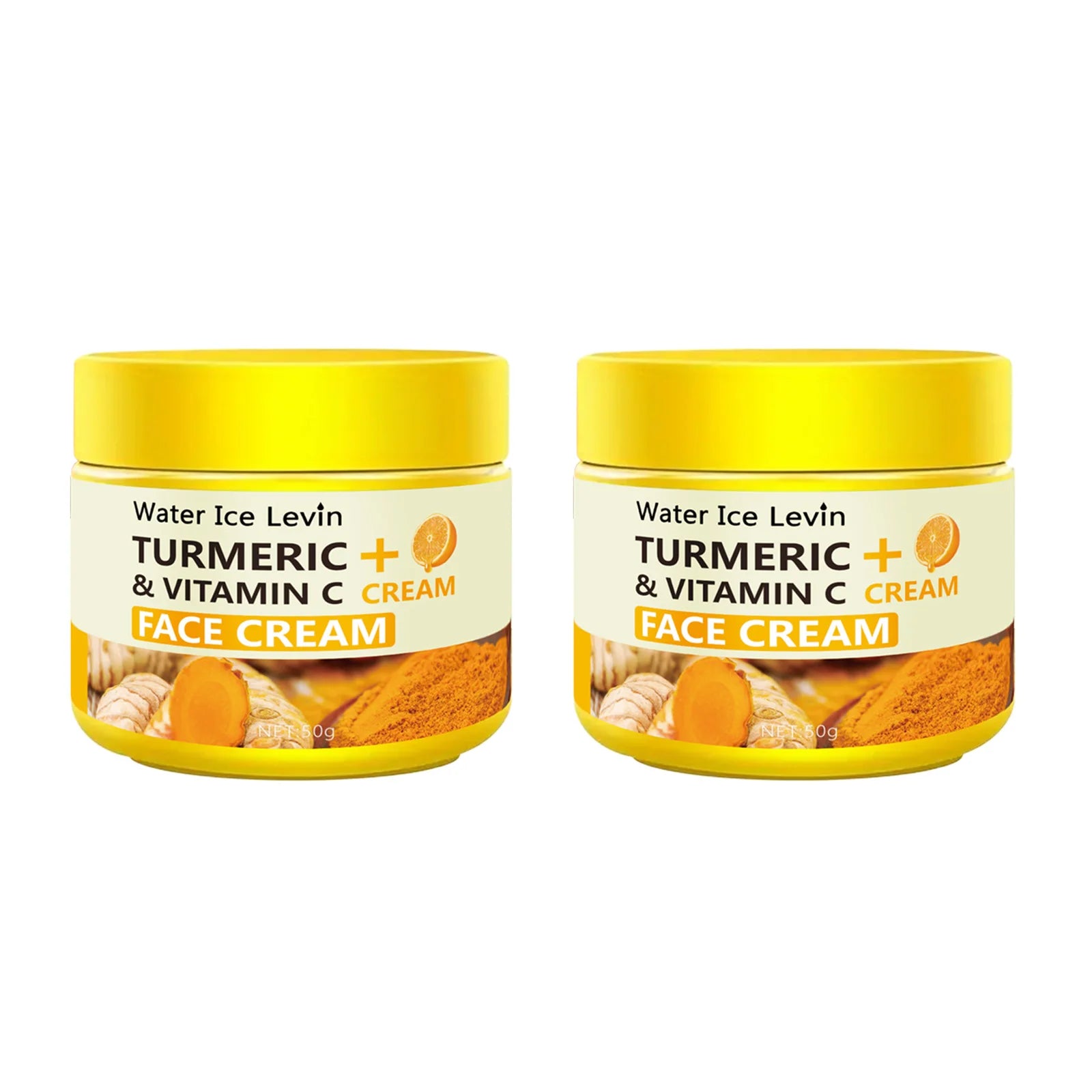 Turmeric Vitamin C Anti-Aging Cream Moisturizing Anti-Wrinkle Collagen Hyaluronic Acid Cream Skin Care Cosmetics 50g - BlissFully