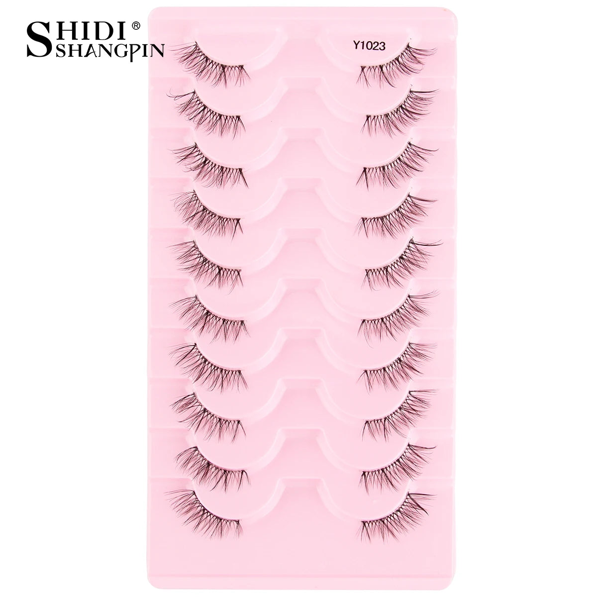 New Half Eyelashes False Lashes 10 Pairs 3D Mink Lashes Natural Eyelash Extension Cat Eye Eyelashes Makeup faux Cils Fox Lash