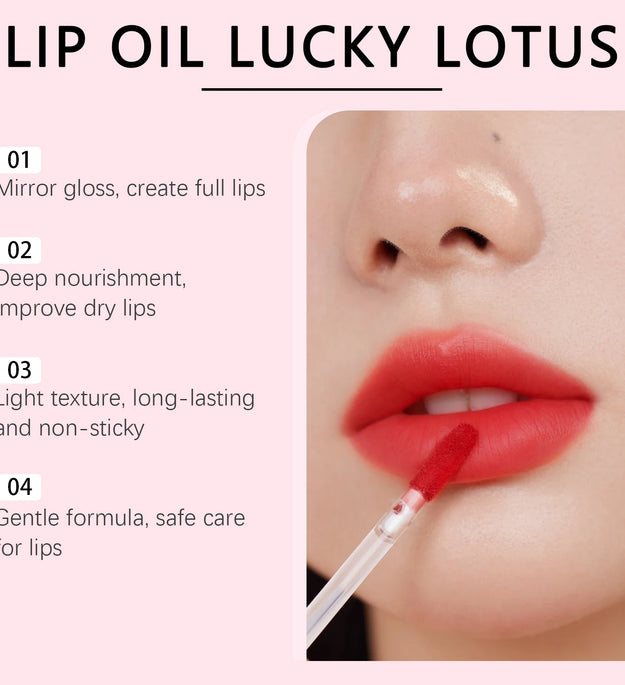 Lips Staining Mirror Lip Oil Gloss Long-Lasting Moisturizing Waterproof Non-stick Cup Makeup Lip Cosmetics Sexy Lips Plumper