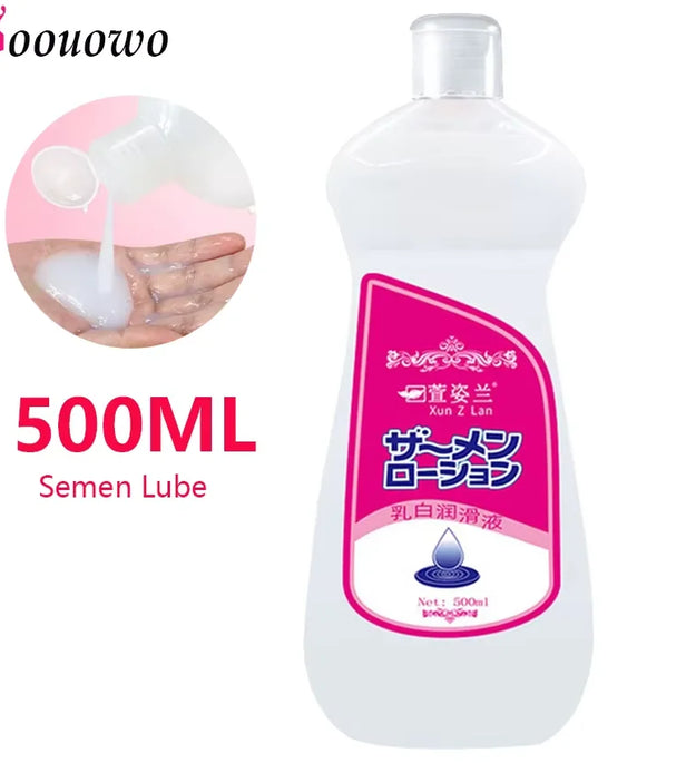 500ML Lubricant for Sex Cream Super Capacity Viscous Lube Water Based Sex Massage Oil Anal Adult Masturbation Toy Couple Game 18