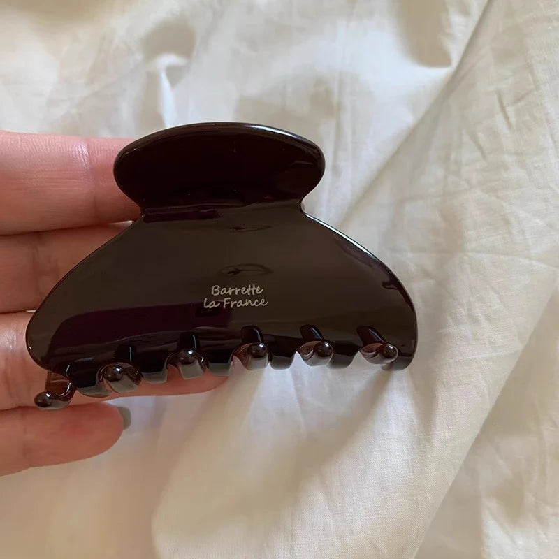 Elegant Acetate Hair Claw Medium Size Sweet Hair Clip Shark Clip Women Hair Accessories Headwear