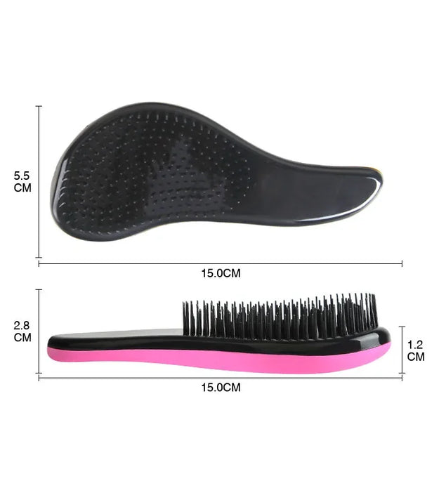 Baby Kids and Women Detangling Hair Brush Combs Salon Gentle Anti-static Brush Tangle Wet Dry Bristles Handle Tangle Curly