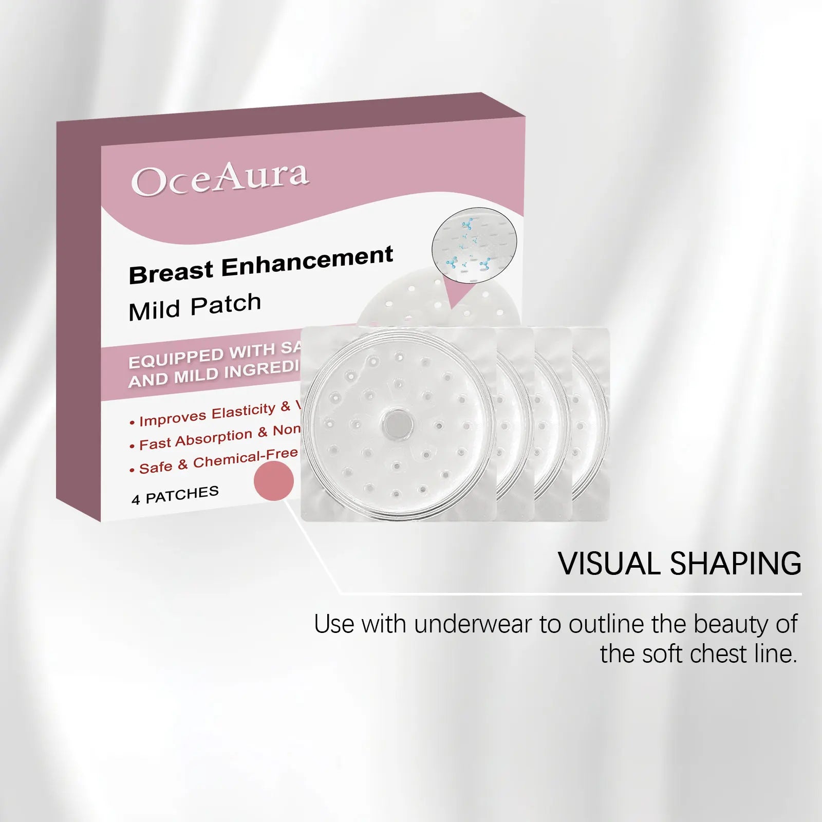 Breast Enlargement Patch Bust Size Up Firming Lifting Boobs Plumping Improve Loose Skin Tightness Women Chest Bigger Growth Care