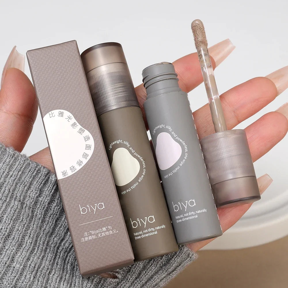 Face Brighten Contouring Liquid Concealer Makeup Waterproof Nose Shadow Contour Lasting Natural Bronzer Highlighter Cosmetics