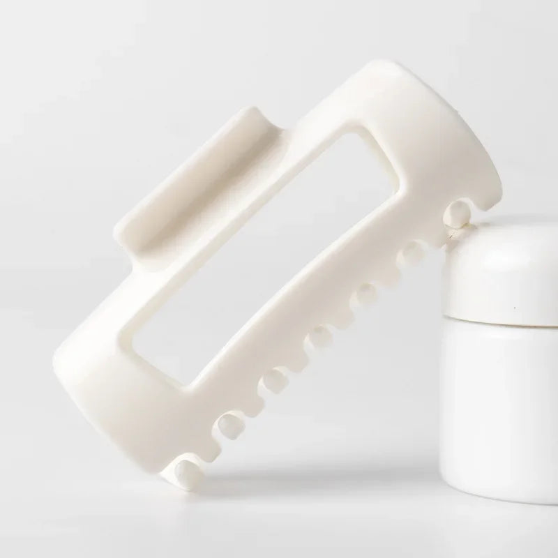 Silicone Flexible Hair Claw Clips, Nonslip Large Bendable Claw Clip | Soft Hair Grip Hairclips for Thin and Thick