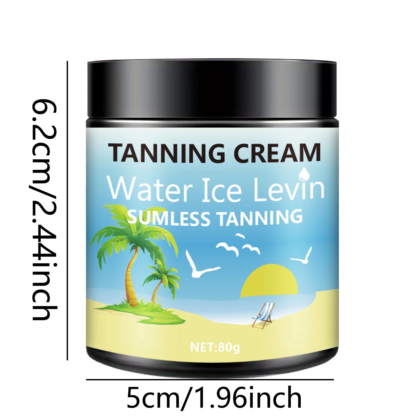 Body Tanning Lotion, Rich in Shea Butter, Coconut Oil, Deep Moisturizing and Moisturizing, Fast Absorption, 0 Greasy, No Sun Tanning, Hypoallergenic for Men and Women