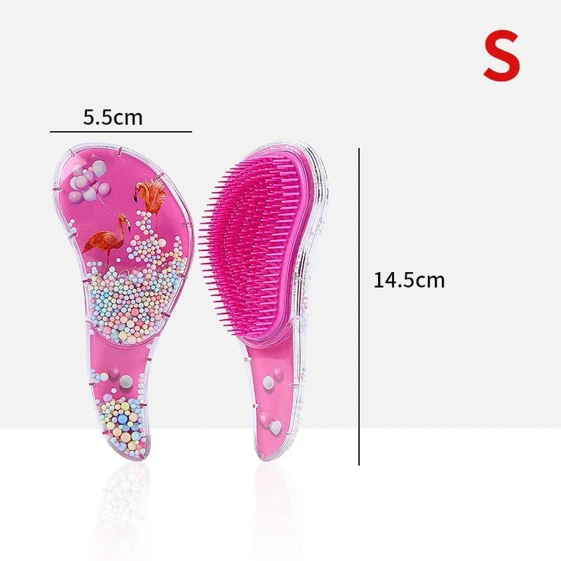 Cartoon Animal Baby Combs High Quality Anti-knot Hair Massager Kids Hair Brushes Hairdressing Comb for Children Adult Hair Care