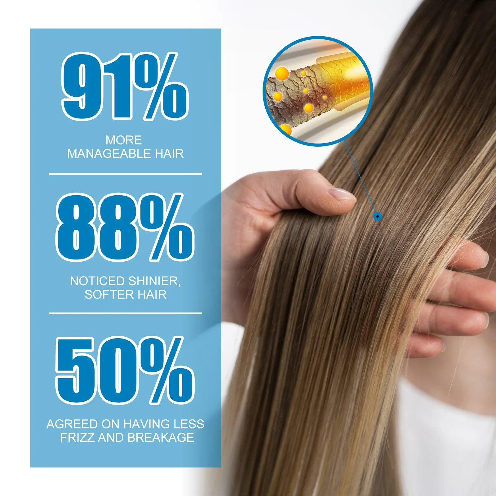 Magic Hair Vitamin Capsule Keratin Oil Fast Restore Hair Soft Smooth Shiny Deep Moisturizer Frizzy Dry Scalp Hair Care Products - BlissFully