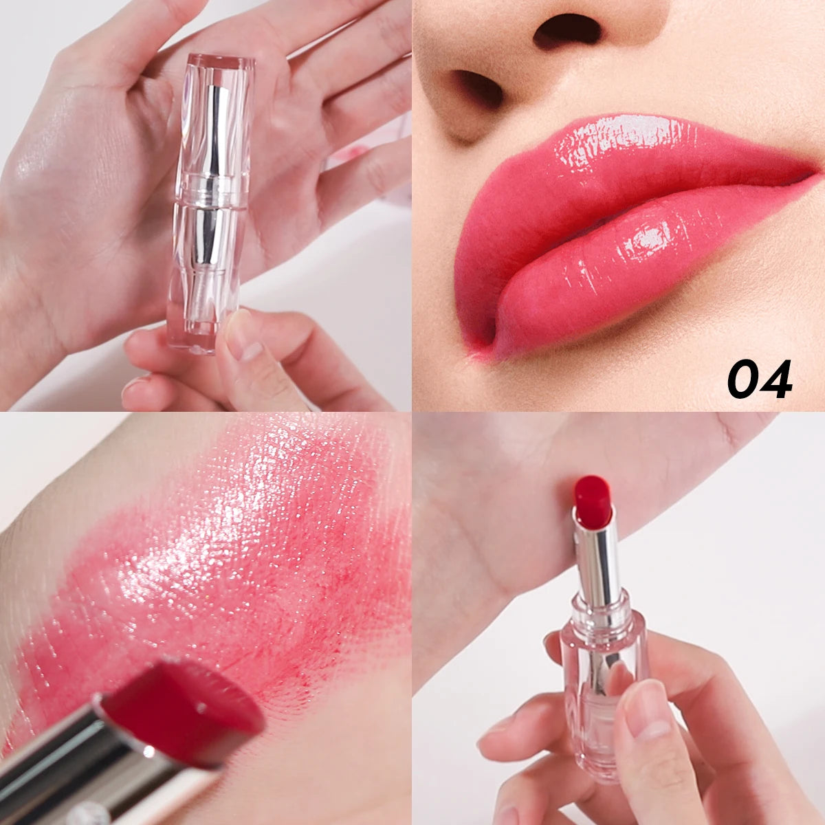 YOUNG VISION 6 Colors Fine Shimmer Nourishing Light Lipstick Long Lasting Colors Easy to Apply Lip Moisturizing Lipstick