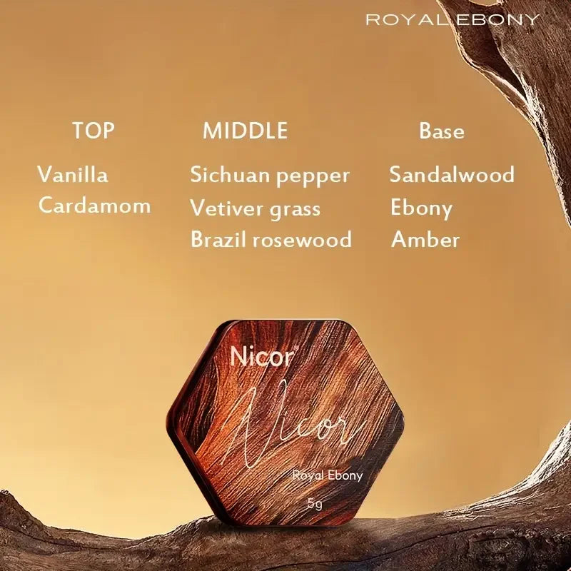 Men's Refreshing Long-lasting Solid Perfume -Long-lasting Vanilla Fragrance Portable Solid Perfume,Ideal Gift for Boyfriend