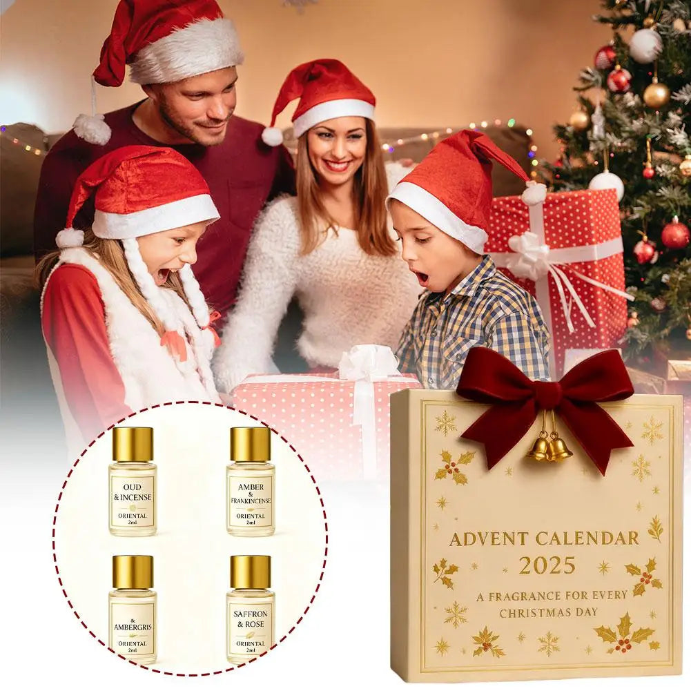 2025 Best-Selling Fragrance Advent Calendar 24 Days Countdown Blind Box Essential Oil Mini Perfumes Gift Set for Her Him Lovers