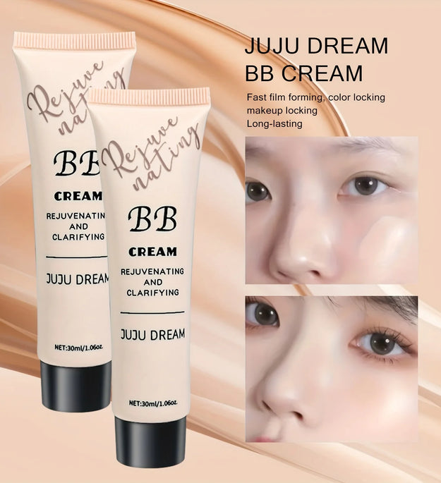 Natural Concealer BB Cream, moisturizing and nourishing, Korean natural translucent primer, long-lasting for all skin types
