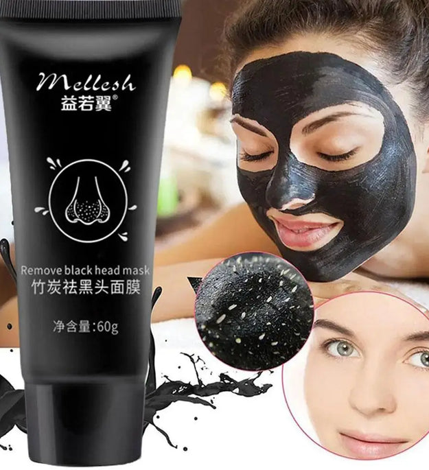 Bamboo Charcoal Facial Mask Blackhead Removing Facial Mask 60g Dirt Removing Cleaning Pore Layer Cleaning Skin Care Facial Mask