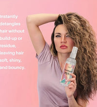 GZE HAIR SILKENING SPRAY Silk Therapy Thermal Shield,tThermal-Pressing Product that Polishes, Silkens, and Smooths Curly Texture - BlissFully
