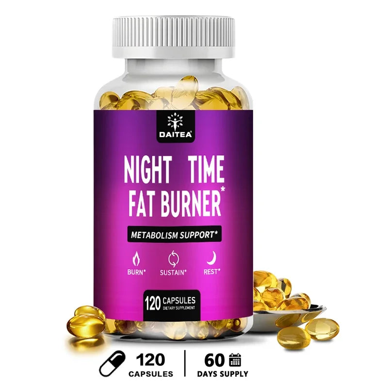Nighttime Fat Burner - Carb Blocker, Metabolism, Fat Burning Supplement