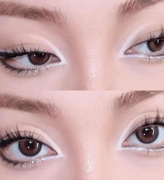 Hisyi Matte Monochrome Eyeshadow Palette Natural Light Highlighter Powder For Delicate Eye Contouring Brightens