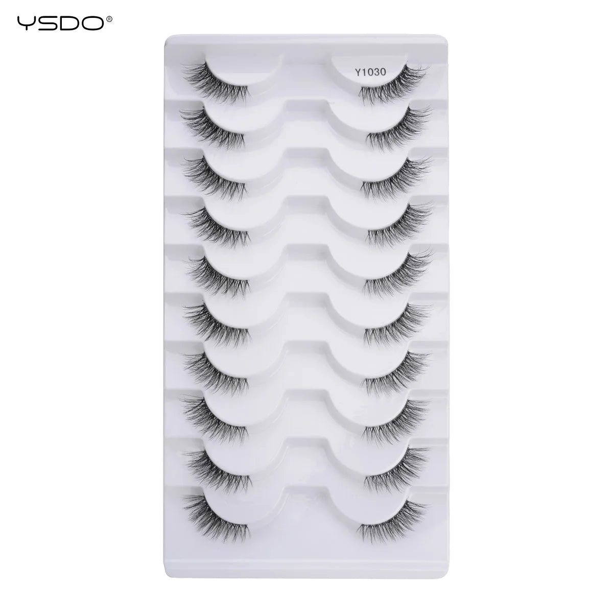 YSDO Natura Cat Eye Lashes 3/10 Pairs Faux 3d Mink Eyelashes Reusable Fake Eyelashes Tools Soft Wispy False Lashes maquillaje